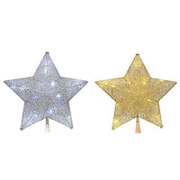 Celebrations  LED  Assorted  Star  Tree Topper