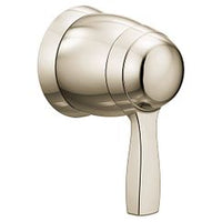 Polished nickel volume control