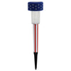 Alpine Multicolored Plastic 12 in. H Americana Solar Garden Stake (Pack of 24)