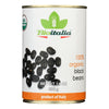 Bioitalia Black Beans - Case of 12 - 14 oz.