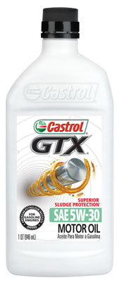 Castrol 06144 1 Quart Sae 5/30 Castrol Gtx Drive Hard Motor Oil (Pack of 6)