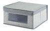 iDesign Gray Storage Box 6 in. H X 11.25 in. W X 11.5 in. D