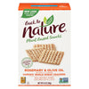 Back To Nature - Crackers Rsmry&olive Oil - Case of 12 - 8.5 OZ