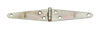 National Hardware 4 in. L Zinc-Plated Light Strap Hinge (Pack of 10)