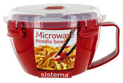 Sistema 1109ZS Microwavable Noodle Bowl Assorted Colors