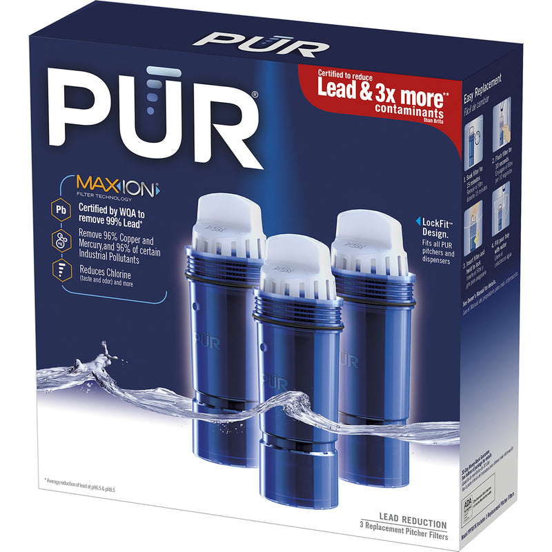 PUR Water Pitcher Replacement Filters For PUR Max Warehouse