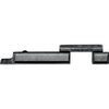 Prime-Line Black Zinc Slide Bolt 0.69 in. H X 2/3 in. W X 3-3/4 in. L 1 pk