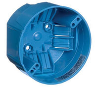 Carlon 20 cu in Round PVC 1 gang Electrical Ceiling Box Blue