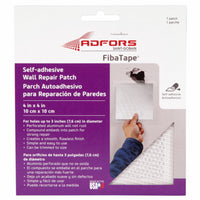 Adfors Fiba Tape 4 in. W X 4 in. L X 1/4 in. Drywall Repair Sheets