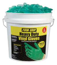 Firm Grip  Vinyl  Disposable Gloves  Large  Green  Powder Free  300 pk