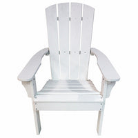 Adirondack Chair, All Weather Poly, White