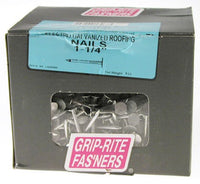 Grip Rite 114EGRFG5 5 Lb 1-1/4" Electro Galvanized Roofing Nails