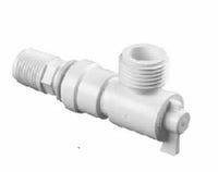 PEX Quick Connect Angle Valve, 1/2 MIP x 3/4-In. MGH