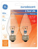 GE 40 W F15 Decorative Incandescent Bulb E26 (Medium) Auradescent 2 pk (Pack of 4)