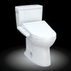 TOTO® Drake® WASHLET®+ Two-Piece Elongated 1.6 GPF Universal Height TORNADO FLUSH® Toilet with C2 Bidet Seat, 10 Inch Rough-In, Cotton White - MW7763074CSFG.10#01