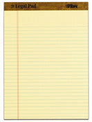 Tops 75327 8.5 The Legal Pad Perforated Canary Wide Ruled 3 Pack