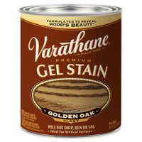 Varathane Transparent Golden Oak Oil-Based Linseed Oil Modified Alkyd Gel Stain 1 qt (Pack of 2)