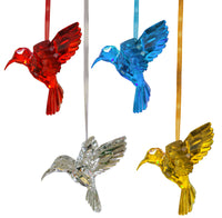 Alpine Corporation Jpa106a Hummingbird Ornament Assorted Colors 36 Piece Display (Pack of 12).