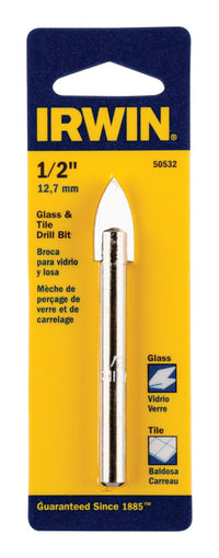 Irwin  1/2 in.  x 3 in. L Carbide Tipped  Masonry Drill Bit  1 pc.