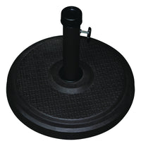 Bond Manufacturing Black Round Envirostone Umbrella Base