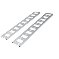 Aluminum Ramp, 1500-Lb. Capacity, 12 x90-In., Pr.