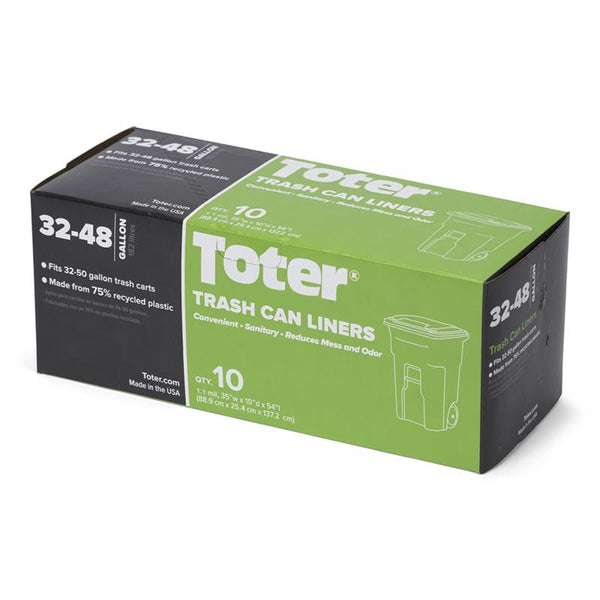 Toter 10ct 48gal Cart Liner