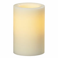 Premier Flamless LED Candle, Wax, Cream, 4 x 6-In.