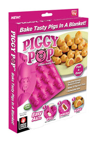 Piggy Pop As Seen On TV Pink Silicone Baking Tray