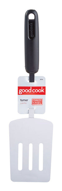 Good Cook  12 in. L Silver/Black  Pancake Turner Spatula