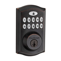 Kwikset SmartKey Venetian Bronze Zinc Electronic Touch Pad Deadbolt