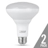 Feit Electric BR30 E26 (Medium) LED Bulb Soft White 65 Watt Equivalence 2 pk