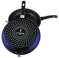 Blue 9.5" Frittata Pan 2 Pieces Medium Size