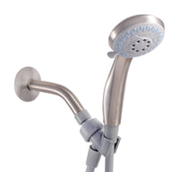 OakBrook Brushed Nickel PVC 3 settings Handheld Showerhead 1.8 gal