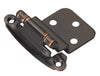 Hickory Hardware 2.2 in. W X 2.6 in. L Oil Rubbed Bronze Steel Self-Closing Hinge 2 pk (Pack of 10)