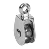 Campbell 1-1/2 in. D Nickel Zinc Single Sheave Rigid Eye Pulley