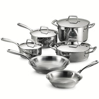 Prima 10 Pc Stainless Steel Cookware Set