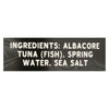 Crown Prince Albacore Tuna In Spring Water - Solid White - Case of 12 - 5 oz.