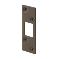 Prime-Line 9 in. H X 3 in. L Bronze Steel Latch Strike Plate