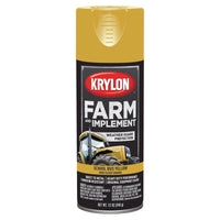 Krylon Farm & Implement High-Gloss School Bus Yellow Farm & Implement Spray Paint 12 oz (Pack of 6)