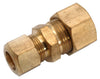 Amc 750082-0806 1/2" X 3/8" Brass Lead Free Reducing Union