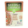 Seeds of Change Organic Microwavable Seven Whole Grains - Case of 12 - 8.5 oz.