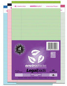 Roaring Spring Paper Company 74000 5 X 8 Legal Pads Assorted 4 Count