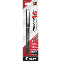 Pilot 35343 V-5 Black Precise Pen (Pack of 6)