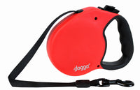 Retractable Dog Leash, Red, Medium Dogs, 16-Ft.