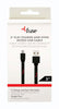 Fuse 3 ft. L USB Charging and Sync Cable 1 pk