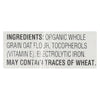 Earth's Best Organic Whole Grain Oatmeal Infant Cereal - Case of 12 - 8 oz.