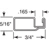 Prime-Line Screen Frame 3/4"W, 3/4"Wx5/16" 0.020 Ga Aluminum Almond Finish 12' 2" L 56 Pc / Carton (Case of 56)