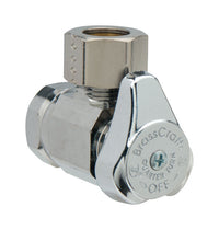 BrassCraft Plumb Shop 1/2 in. FIP X 1/2 in. Compression Brass Angle Valve