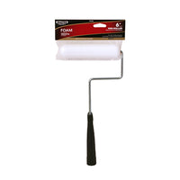 Mini Paint Roller Cover + Frame, Foam, 6.5-In.