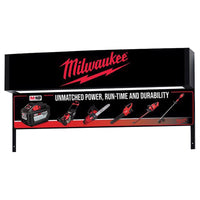 Retail First Inc 49 in. H X 12 in. W X 2 in. L Multicolored Milwaukee Header Kit Acrylic